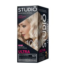 Стойкая краска для седых волос Studio Ultra 10.71 Жемчужный блонд 120 мл