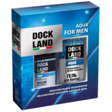 Подарочный набор Dockland For Men Aqua (гель для бритья + лосьон)