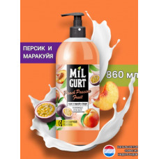 Мыло-крем жидкое Milgurt Персик и маракуйя 860 мл