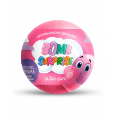 Шипучая бомбочка для ванн с игрушкой BOMB SURPRISE Bubble gum 115г