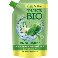 Жидкое мыло Прелесть Био Алоэ вера и зеленый чай 500 мл