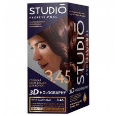 Крем-краска Studio 3D Holography 3.45 Тёмно-каштановый 115 мл