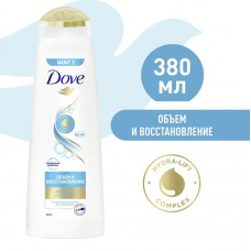 Шампунь Dove Объем и восстановление 380 мл