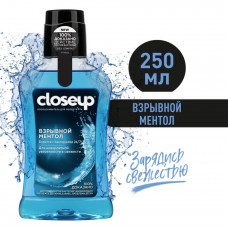 Ополаскиватель CloseUp для полости рта взрывной ментол 250 мл