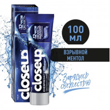 Зубная паста CloseUp Everfresh с антибактериальным ополаскивателем взрывной ментол 100 мл