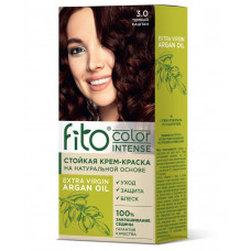 Краска для волос Fito color intense 115мл тон 3.0 Темный каштан