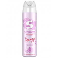 Дезодорант-антиперспирант для тела S'COSMETIC Energy 145мл