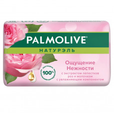 Palmolive Ощущение Нежности с экстрактом лепестков роз и молочком мыло туалетное 90 г