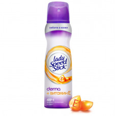 Lady Speed Stick Derma + Витамин Е дезодорант-антиперспирант спрей женский 150 мл