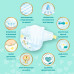 Подгузники Pampers Premium Care для малышей 6-10 кг, 3 размер, 74 шт
