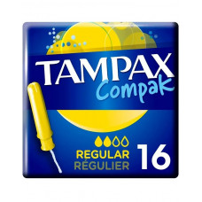 Тампоны с аппликатором Tampax Compak Regular Duo 16 шт 