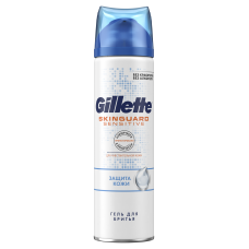 GILLETTE SKINGUARD (ЖИЛЛЕТТ) Гель д/бритья д/чувствительной кожи с экстрактом Алоэ ЗащитаКожи 200мл