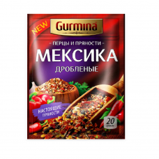 GURMINA МЕКСИКА Перцы и пряности дробленые 20г