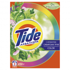 Стиральный Порошок Tide ( Тайд) Сибирские Травы Color  450 гр 