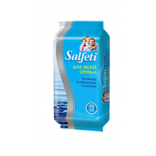 30360 Влажные салфетки "Salfeti" (Салфети) очищение для всей семьи 72шт