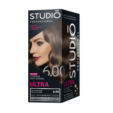 Стойкая краска для седых волос Studio Ultra 6.00 Натуральный темно-русый 120 мл