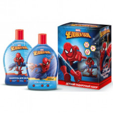 Детский подарочный набор Spider-man Человек-Паук (шампунь 300 мл + гель для душа 300 мл)