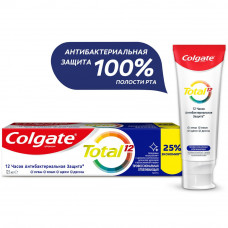 Colgate Total 12 Профессиональная Отбеливающая комплексная антибактериальная зубная паста 125 мл