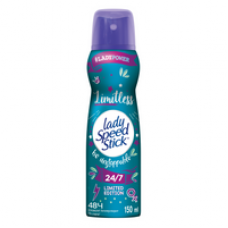 Lady Speed Stick Limitless дезодорант-антиперспирант спрей для женщин 150 мл