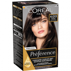 Стойкая краска для волос L'oreal Paris Preference 4.013 Париж Набор