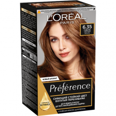 Стойкая краска для волос L'oreal Paris Preference 6.35 Гавана Набор