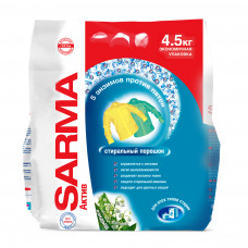 Стиральный порошок Сарма-актив ландыш универсальный 4,5 кг 