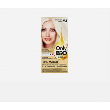 Only Bio Color Восстанавливающая стойкая крем-краска для волос без аммиака, 9.1 Пепельный блонд, 115 мл.