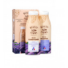 Подарочный набор BEAUTY FERMA Укрепляющий ECO Шампунь + Бальзам, 2 шт. по 250 мл.