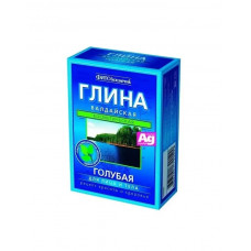 Глина сухая голубая Валдайская, 100г Фитокосметик