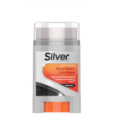Silver (Сильвер), Крем-Блеск для Обуви с винтовым механизмом черный