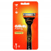 Бритва мужская Gillette Fusion 5 Power, 1 кассета, с 5 лезвиями, с уменьшающими трение лезвиями, с успокаивающими микроимпульсами