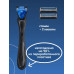 Бритва мужская BIC Hybrid 3 Flex, 3 нанотехнологичных подвижных лезвия, плавающая головка, в упаковке 1 ручка и 2 кассеты для бритья