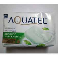 Крем-мыло твердое Aquatel Зеленый чай матча 4*75г