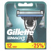 Сменные кассеты Gillette Mach3, с 3 лезвиями, прочнее, чем сталь, для точного бритья, 12 шт
