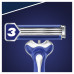 Одноразовые мужские бритвы Gillette Blue3 Comfort, с 3 лезвиями, 3 шт, плавающая головка