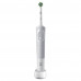 Оригинальная электрическая зубная щётка Oral-B Vitality Pro, белая, с двумя дополнительными сменными насадками Sensitive Clean, 1 шт 