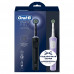 Набор оригинальных электрических зубных щеток Oral-B Vitality Pro, 2 щётки, черная и лиловая, 2 насадки