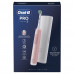 Электрическая зубная щётка Oral-B Pro Series 3, 1 сменная насадка, дорожный футляр, с визуальным датчиком давления, розовая