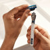 Сменные кассеты Gillette Mach3 Turbo, с 3 лезвиями, прочнее, чем сталь, с улучшенной смазывающей полоской, для точного бритья, 4 шт