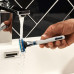 Сменные кассеты Gillette Mach3 Turbo, с 3 лезвиями, прочнее, чем сталь, с улучшенной смазывающей полоской, для точного бритья, 4 шт