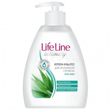 Мыло жидкое Life Line, для интимной гигиены, алоэ вера 280мл