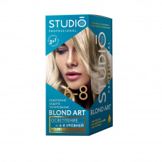 Осветление волос Studio Professional Blond Art 3D, осветление на 6-8 тонов