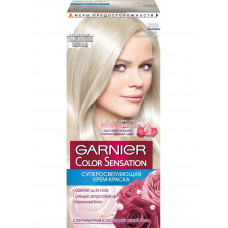 Стойкая крем-краска Garnier Color Sensation Роскошь цвета 910 Пепельно-серебристый блонд 110 мл