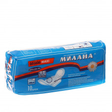Прокладки женские гигиенические Милана Макси Драй Супер+гель, 10 шт