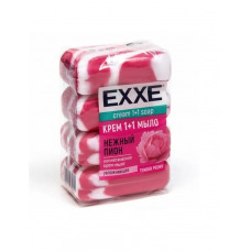EXXE Крем-мыло 1+1 Нежный пион 4шт*90г