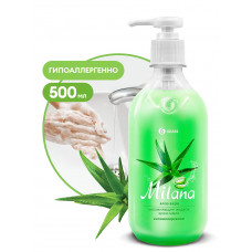 Жидкое крем-мыло Milana Grass Алоэ с дозатором 500 мл