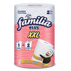 Бумажные полотенца Familia XXL 2 слоя 1 рулон
