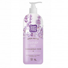 Крем-мыло Sanfito Sensitive, Лавандовые поля, 1 л