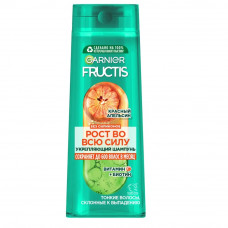 Укрепляющий шампунь Fructis, Рост во всю Силу, Красный апельсин 400 мл