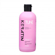 Шампунь TUNE Keratin, для поврежденных волос, Блеск и яркость, 500 мл